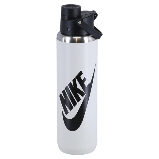 Nike Trinkflasche SS Recharge Chug Bottle Edelstahl Graphic hellgrau 709ml