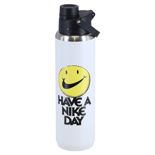 Nike SS Recharge Chug Bottle Stainless Steel Graphic Have a Nike Day White 709ml