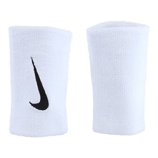 Nike Schweissband Tennis Premier Jumbo Rafael Nadal weiss/schwarz - 2 Stück
