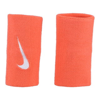 Nike Schweissband Tennis Premier Jumbo Promo 2026 orange/weiss - 2 Stück