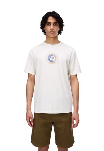 Napapijri Freizeit-Tshirt S-Phos (Baumwolle) weiss Herren