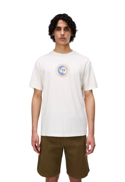 Napapijri Freizeit-Tshirt S-Phos (Baumwolle) weiss Herren