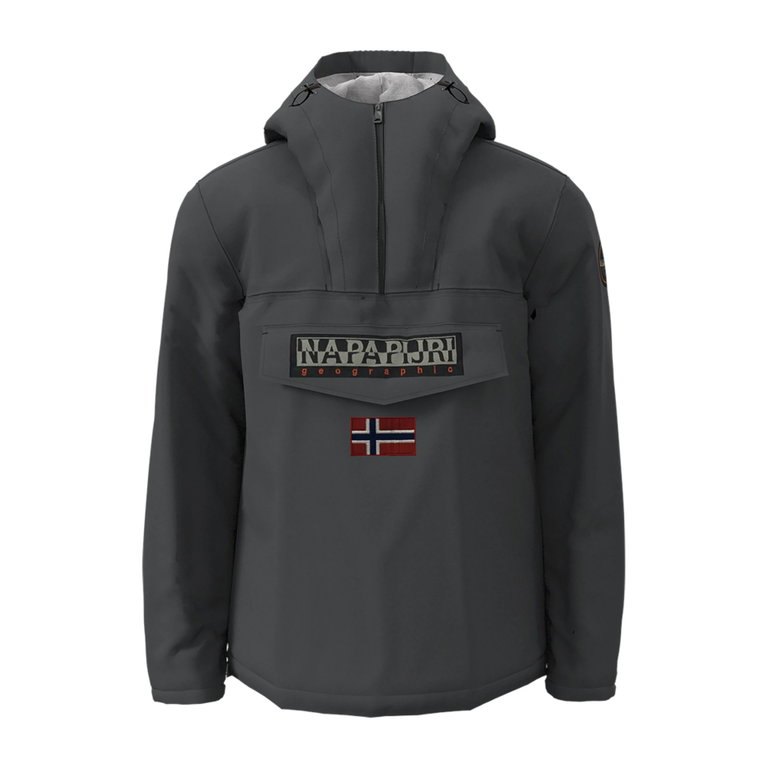 Napapijri Ganzjahresjacke Rainforest Winter 3 (Anorakjacke, isolierend Wattierung) dunkelgrau Herren