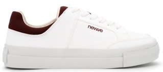 NewVe Sneaker Horizon weiss/bordeauxrot
