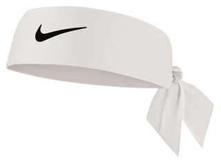Nike Opaska Dri Fit 4.0 (92% rec. Poliester) biała - 1 sztuka