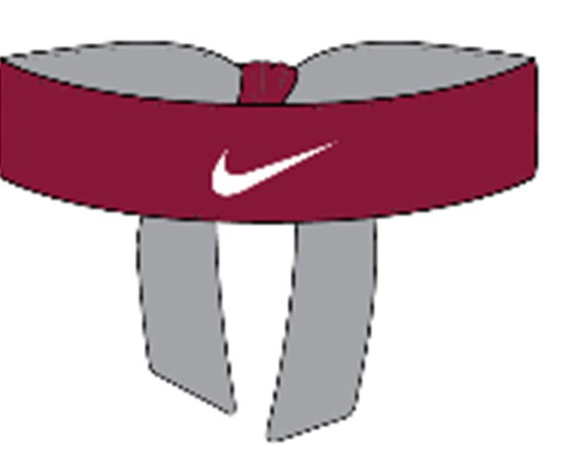 Nike Stirnband Premier Head Tie Rafael Nadal hibiskusrot - 1 Stück