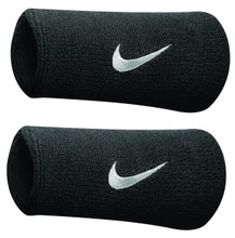 Nike Sweatband Swoosh Jumbo (74% Cotton) black - 2 pieces