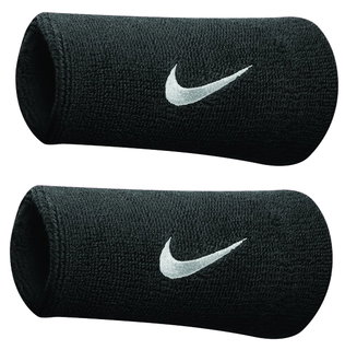 Nike Schweissband Swoosh Jumbo (74% Baumwolle) schwarz - 2 Stück