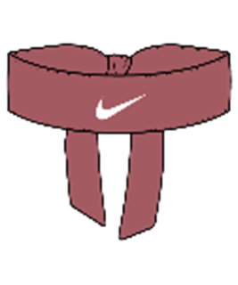 Nike Stirnband Premier Head Tie flieder adoberot - 1 Stück