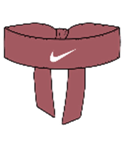 Nike Stirnband Premier Head Tie flieder adoberot - 1 Stück