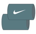 Nike Schweissband Tennis Premier Jumbo 2023 mineralgrün - 2 Stück