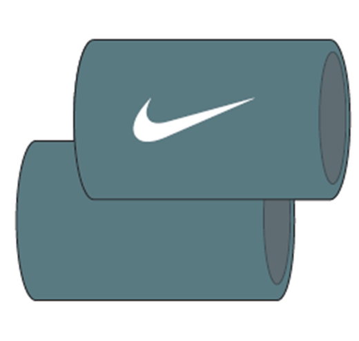 Nike Schweissband Tennis Premier Jumbo 2023 mineralgrün - 2 Stück