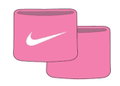Nike Schweissband Tennis Premier Single Handgelenk 2023 pink - 2 Stück