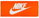 Nike Shower Towel Club Pool Towel (Cotton) orange/white 170x70cm