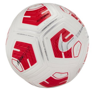 Nike Piłka nożna - Piłka treningowa Strike Team (Rozmiar 5) biała/czerwona/srebrna - 1 piłka