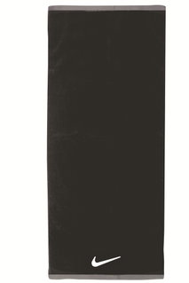 Nike Handtuch Fundamental Towel NP (Baumwolle) schwarz/weiss 81x36cm
