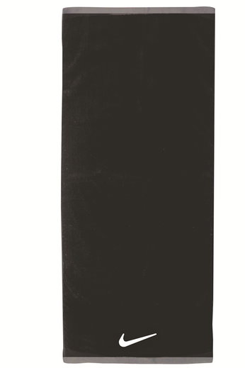 Nike Handtuch Fundamental Towel NP (Baumwolle) schwarz/weiss 81x36cm