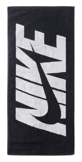Nike Handtuch Jacquard Towel Medium Graphic (100% Baumwolle) schwarz/weiss 80x35cm