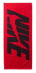 Ręcznik Nike Jacquard Towel Medium Graphic (100% bawełna) czarny/czerwony 80x35cm