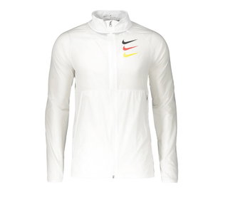 Nike Lauf-Trainingsjacke Dry Academy AWF Deutschland/Germany (Full-Zip, Stehkragen) weiss Herren