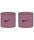 Nike Schweissband Swoosh Classic (Baumwollmix) 2026 pink/violett - 2 Stück