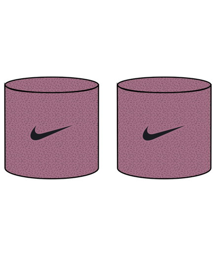 Nike Schweissband Swoosh Classic (Baumwollmix) 2026 pink/violett - 2 Stück