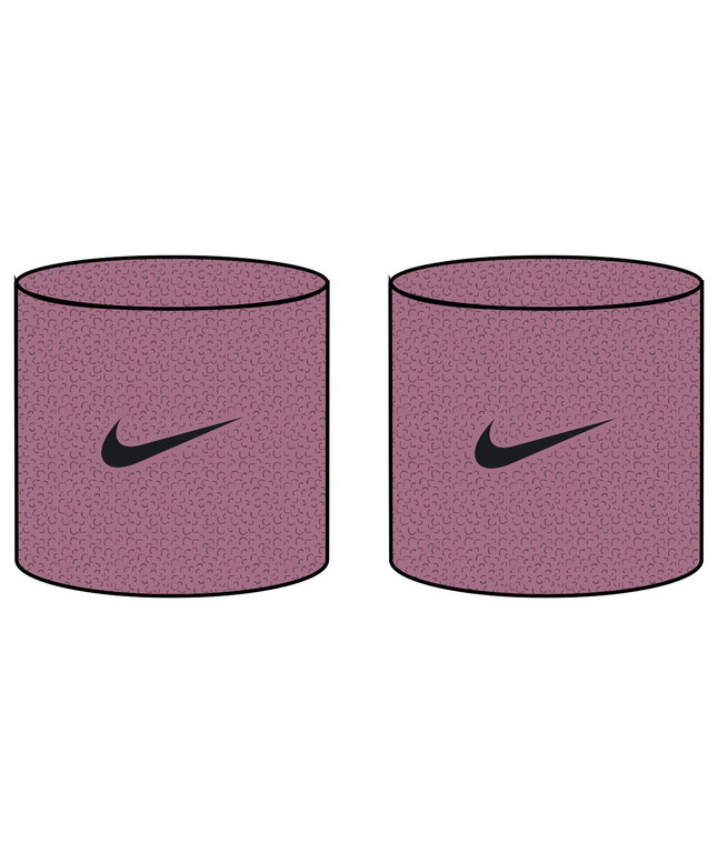 Nike Schweissband Swoosh Classic (Baumwollmix) 2026 pink/violett - 2 Stück