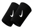 Nike Schweissband Tennis Premier Jumbo Promo 2025 schwarz/weiss - 2 Stück