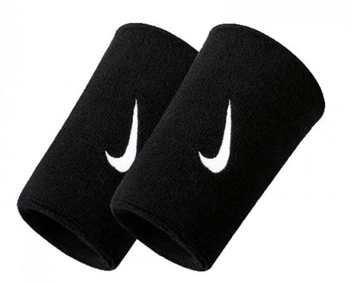 Nike Schweissband Tennis Premier Jumbo Promo 2025 schwarz/weiss - 2 Stück