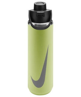 Nike Trinkflasche SS Recharge Chug Bottle Edelstahl Graphic lime/silber 709ml