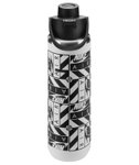 Nike Butelka do picia Recharge Chug Bottle ze stali nierdzewnej biała/czarna 709ml