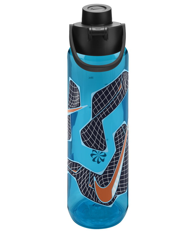 Nike Trinkflasche TR Renew Recharge Chug Bottle blau/schwarz 709ml