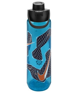 Nike Trinkflasche TR Renew Recharge Chug Bottle blau/schwarz 709ml