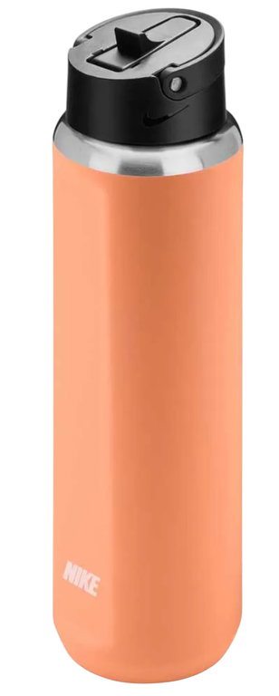 Nike Trinkflasche Recharge Straw Bottle Edelstahl orange/apricot 709ml