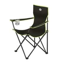 Nils Camp Campingstuhl NC3044 (Nutzergewicht max. 110 kg) schwarz/lime