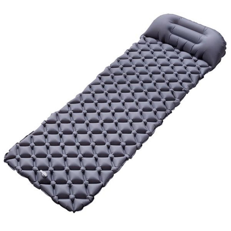 Nils Camp Isomatte NC4006 (Kopfkissen, mit Luftpumpe) grau 190x58x5cm