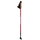 Nils Camp Wanderstöcke NW607 Nordic Walking (ergonomischer Griff aus Kork, Gummispitzen, höhenverstellbar) rot - 2 Stück