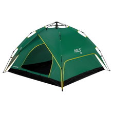 Nils Camp Campingzelt Shadow NC7819 - UV-Schutz, wasserabweisend, 1 Eingang, für 3 Personen - grün
