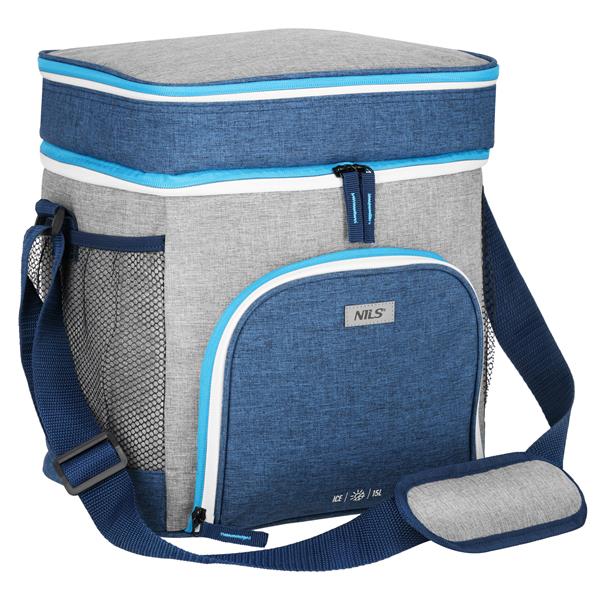 Nils Camp Kühlerucksack NC2902 15 Liter - grau/blau