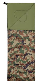 Nils Camp Sleeping Bag NC2002 (2-Season Sleeping Bag) camo green 190x75cm