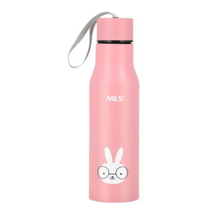 Nils Camp Thermobecher NCB12 Kaninchen (Edelstahl) 500ml rosa