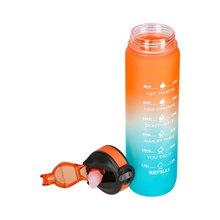 Nils Camp Trinkflasche NCD68 Tritan (BPA frei) 1000ml orange/blau
