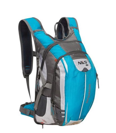 Nils Camp Wanderrucksack NC1766 Adventure (für Tagestouren) blau/grau 25 Liter