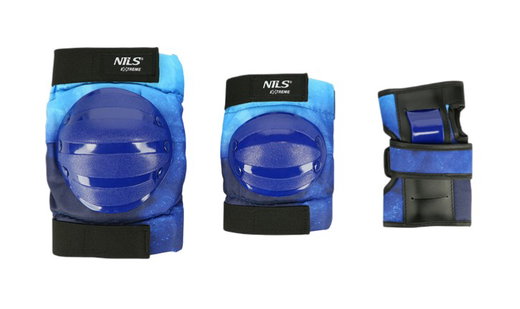 Nils Extreme Protective Gear Set H734 (2x Knee Pads, 2x Elbow Pads, 2x Wrist Guards) - 6 Piece Set