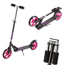 Nils Extreme Scooter HM124T (aufklappbarer Roller, Kugellager: ABEC 7) schwarz