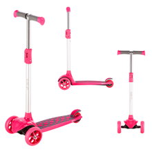 Nils Fun Scooter HLB02 (aufklappbarer Roller, Kugellager: ABEC 7) pink - Mädchen