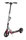 Nils Extreme Scooter Led HM122T mit Scheibenbremse (aufklappbarer Roller, Kugellager: ABEC 7) schwarz/silber