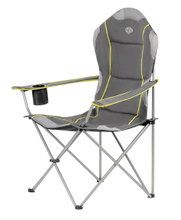 Nils Camp Campingstuhl NC3080 (Nutzergewicht max. 130 kg) grau/gelb