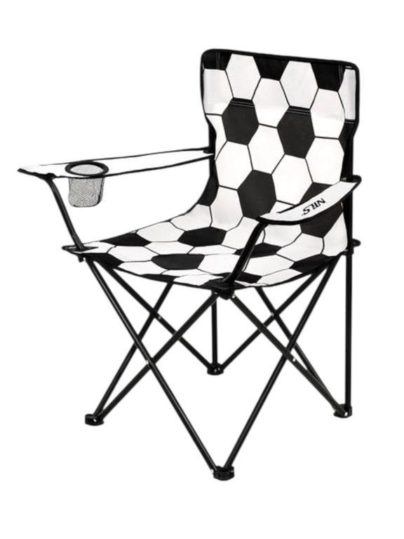 Nils Camp Campingstuhl NC3303 (Nutzergewicht max. 120 kg) weiss/schwarz