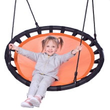 Nils Stork's Nest Swing NB5034 - orange - 100 cm diameter